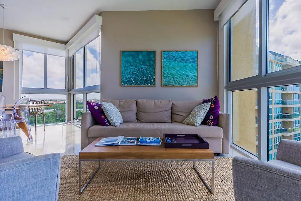 Apartment 3Bs-Blue516 - Beach Is Calling, Sea You Soon! Ocean View Condo Palm Beach Aruba